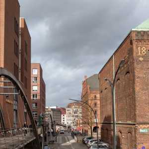 Steganlage in der Speicherstadt