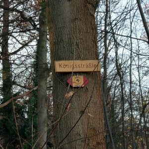 Das Erkennungszeichen des Stuttgarter Rundwanderwegs: Das Rößle