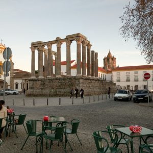 Römische Tempelreste in Èvora