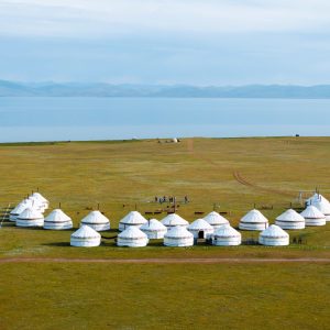 Jurtencamp am Son-Kul-See