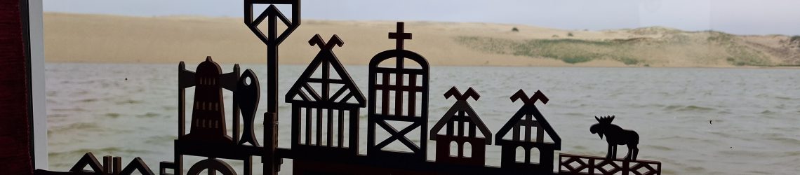 Täfelchen, das an Fischerbooten angebracht ist, Kurische Nehrung,