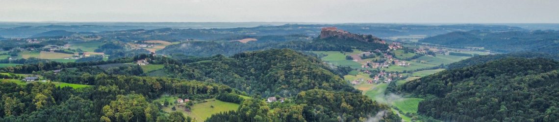 Blick aufs Vulkanland Steiermark