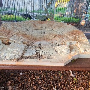 Tatsmodell des Griechischen Theaters in Syrakus