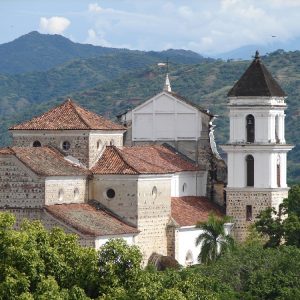Das Kloster La Popa in den Bergen von Medellin